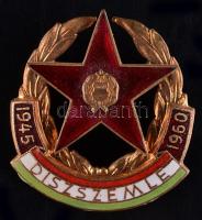 1960-1964. 3db klf "Díszszemle" zománcozott jelvény T:2