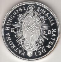 Magyar tallérok utánveretben "Mária Terézia Tallérja 1741." Ag (0,999) 20g T:PP Tanúsítván...
