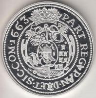 Magyar tallérok utánveretben "Apafi Mihály Tallérja 1663." Ag (0,999) 20g T:PP csak 2000db...