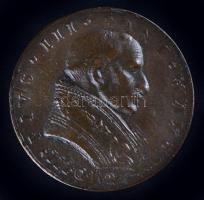 Olaszország / Pápai Állam 1664. "III. Pius pápa / A pápa áldását adja Cesare Borgia-ra" Br emlékérem (42mm) T:2- R! Italy / Papal States 1664. "Pope Pius III / The Pope blesses Cesare Borgia" Br commemorative coin (42mm) C:VF Rare!