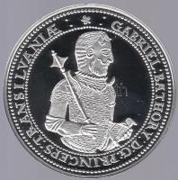 Magyar tallérok utánveretben "Báthory Gábor Tallérja 1609." Ag (0,999) 20g T:PP Tanúsítvánnyal, csak 2000db!