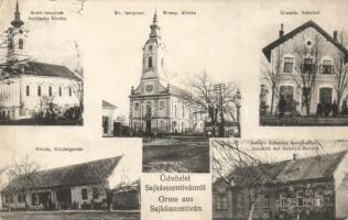 Sajkásszentiván, railway station, the shop of Krisztina Berleth, kindergarten