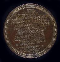 Olaszország / Pápai Állam 1712. "VI. István pápa" aranyozott Br emlékérem (37mm) T:2
Italy...