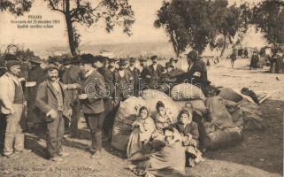 1908 Pellaro after earthquake, orphans