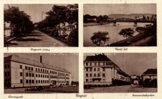 Ungvár court, Szamovolszky street, railway bridge, promenade