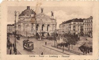 Lviv theatre, tram (EK)