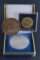 3db klf emlékérem, magyar és külföldi is kötzte: Stonhenge aranyozott emlékérem tokban + Makó Br eml...