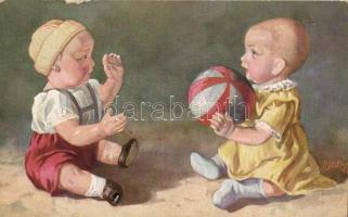 Playing children, s: Oilette