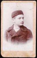 1897 Fényképes korcsolyabérlet az Állatkerti Jégpályára