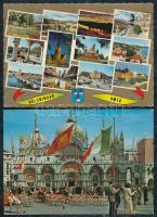 Közel 800 db modern külföldi város képeslap sok tengerentúlival, megiratlannal, érdekes vegyes anyag
