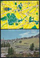 Közel 800 db modern külföldi város képeslap sok tengerentúlival, megiratlannal, érdekes vegyes anyag