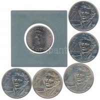 1981. 10Ft "FAO" + 1986. 100Ft "Fáy András" (5x) T:BU