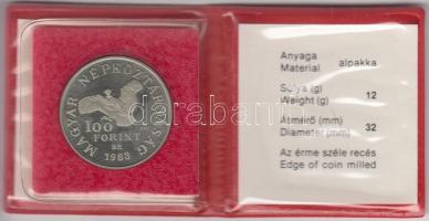1983. 100Ft "Simon Bolivár" T:PP Eredeti tokban, tanúsítvánnyal!