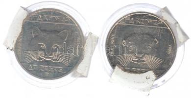 1985. 100Ft 2klf db "Természetvédelem - Vadmacska, Vidra" sor T:BU