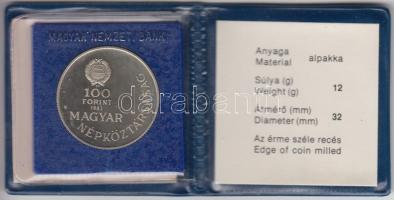 1983. 100Ft "Széchenyi István" T:PP Eredeti tokban, tanúsítvánnyal!