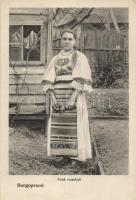 Romanian girl, Borgóprund, folklore