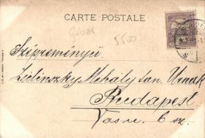 New Year, Art Nouveau litho s: Gaber