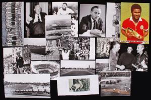 Kb 30 db labdarúgással és sporttal kapcsolatos klf méretű régi fotó és egy negatív