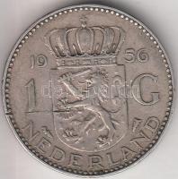 Hollandia 1956. 1G Ag "Julianna" T:2 Netherlands 1956. 1 Gulden Ag "Julianan" C:XF