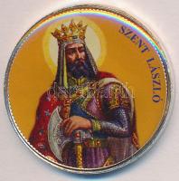 "Nagy Magyarok" multicolor emlékérme sorozat 50Ft ezüstözött CuNi "Szent László" tanúsítvánnyal