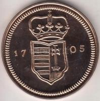 DN 1705. XX poltura aranyozott Br utánveret T:PP Tanúsítvánnyal