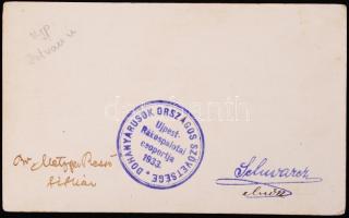 1937 a Dohányárusok Országos Szövetsége által kiadott Igazolvány