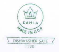 Porcelán tétel: 6db aranyozott szegélyű, jelzett kínai leveses tányér, Zsolnay leveses és húsos tál,...