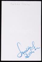 Békési Itala dedikált fotója, 9×6 cm