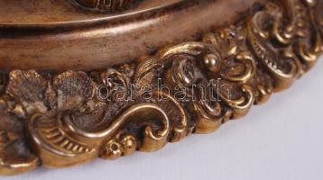 Aranyozott ezüst (Ag.) gyümölcstál fedő, antik osztrák jelzéssel (1836), mesterjellel (STM, Stephan ...