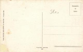 Italian art postcard, tribal, Chiostri