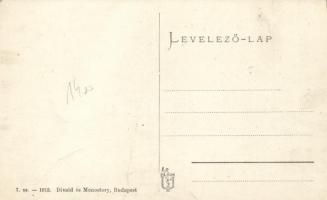 K.u.K. military, Hungarian artillery unit receiving medals of honor, Divald & Monostory