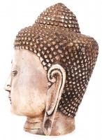 Fém Buddha-fej / 
Buddha head, metal, 15cm