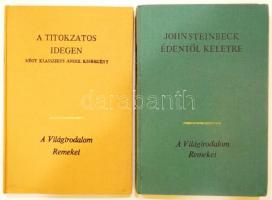 A Világirodalom Remekei c. sorozat 38db kötete. Bp., Európa. Kiadói, egységes, egészvászon sorozatkö...