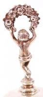 Ezüst (Ag.) figurás csengő, jelzett, m:9 cm, nettó: 48 gr