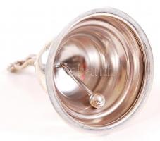 Ezüst (Ag.) figurás csengő, jelzett, m:9 cm, nettó: 48 gr