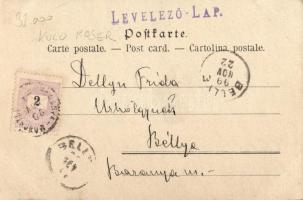 1899 Wiener Künstler Postkarte Serie II/5., Philipp und Kramer Art Nouveau s: Kolo Moser