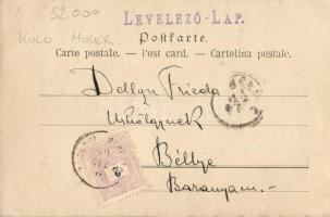 1899 Wiener Künstler Postkarte Serie III., Philipp und Kramer Art Nouveau s: Kolo Moser