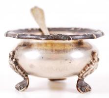 1867-1922 Növényi motívumokkal díszített, 800-as tisztaságú, monarchiabeli "dianás" jelzés...