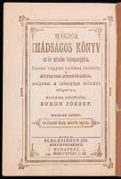 Mákzor Imádságos Könyv, az év minden napjára. Magyarra fordította: Schön József. Schlesinger jos. könyvkereskedése, Budapest. 2. köt. ros-hássonó-ünnep második napra. Kissé laza, Dombornyomott egészvászon kötésben.
