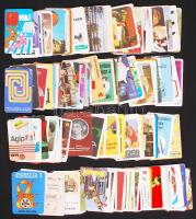 1960-1990 200 db kártyanaptár klf témákkal