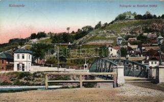 Kolozsvár Fellegvár, / Erzsébet híd, Kiss János kereskedése / bridge, shop