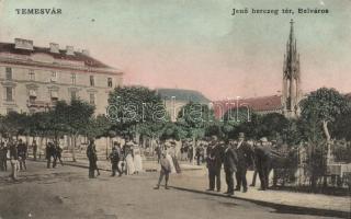 Temesvár Belváros, Jenő herceg tér / square