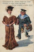 Sailor humour, easy service in the land s: Dworak (wet damage)