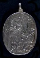 Olaszország / Pápai Állam DN "Krisztus vére" Ag vallási medál (19,5g/30x38mm) T:3 Italy / Papal States ND "Blood of Christ" Ag commemorative medallion (19,5g/30x38mm) C:F