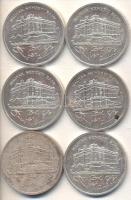 1992. 200Ft Ag "MNB" (6x) T:2