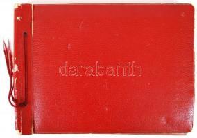 1941-1944 Fotóalbum az osztrák katonai lovasiskolaként és állomáshelyként szolgáló Schlosshofban kés...