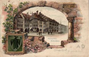 München Hofbräuhaus Emb. litho