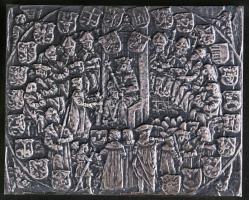 Lengyelország DN "Rzeczpospolita" mattolt fém plakett dísztokban T:1
Poland ND "Rzecz...