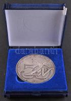 1997. "Tatabánya város 50 éves" ezüstözött fém emlékérem (60mm) dísztokban T:PP