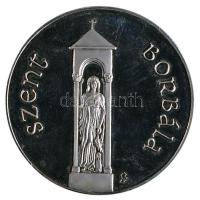 1997. "Tatabánya város 50 éves" ezüstözött fém emlékérem (60mm) dísztokban T:PP